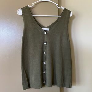 Sleeveless knit from Korea
